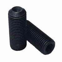 SSSF01018 #10-32 x 1/8" Socket Set Screw, Cup Point, Fine, Alloy, Black Oxide